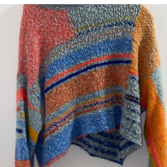 Sincerely Jules Multicolor Cowl Neck Sweater Sincerly Jules Size: S $98 Retail - Picture 4 of 4